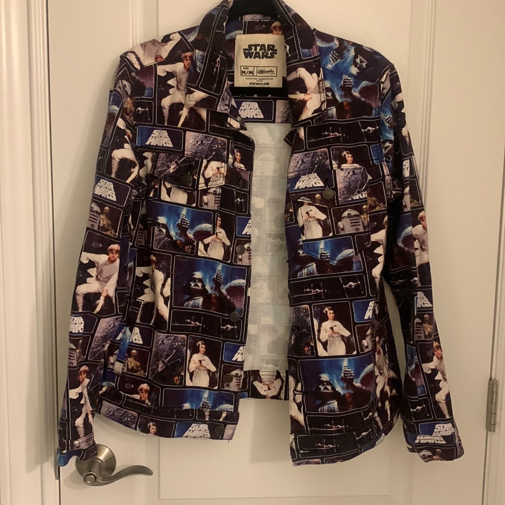 NWT Star Wars cakeworthy denim jacket.